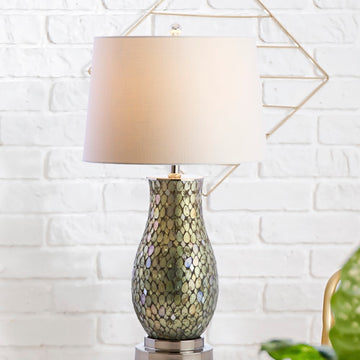 Douglas 28" Mosaic LED Table Lamp - JONATHAN Y